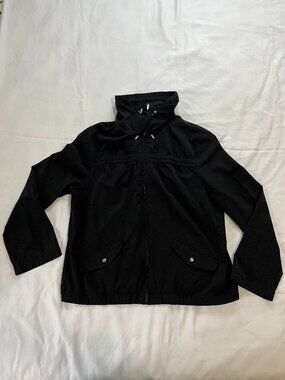 Zenergy By Chico's Black Lightweight Mock Neck Jacket